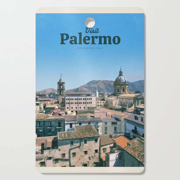 Visit Palermo Cutting Board Gallery Image 1
