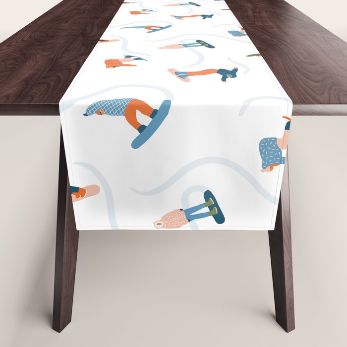 Snowboarding Table Runner Gallery Image 1