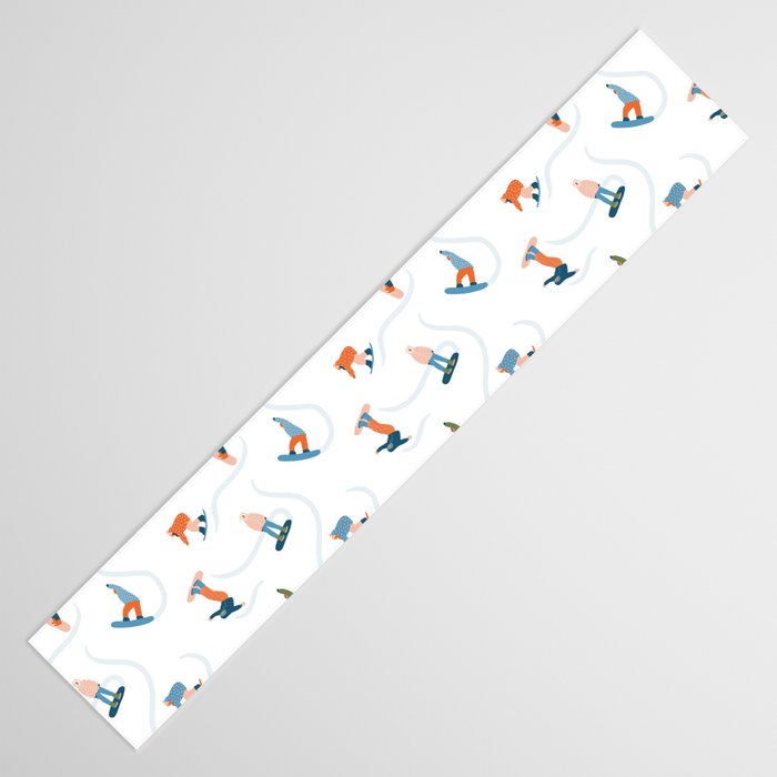 Snowboarding Table Runner Gallery Image 3
