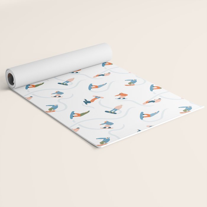 Snowboarding Yoga Mat Gallery Image 2