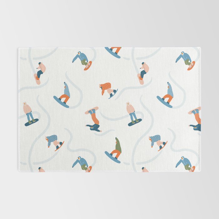 Snowboarding Rug Gallery Image 2