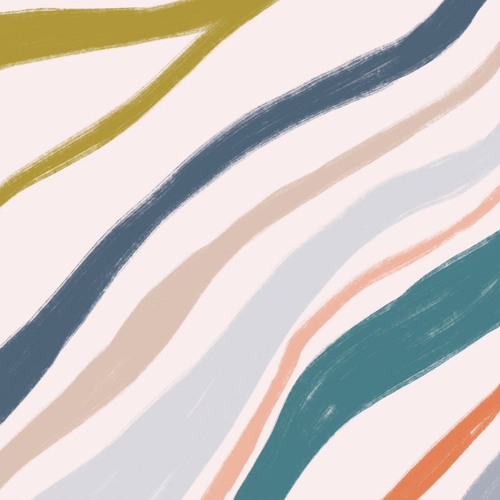 Abstract painting in pastel hues Coffee Mug Gallery Image 2