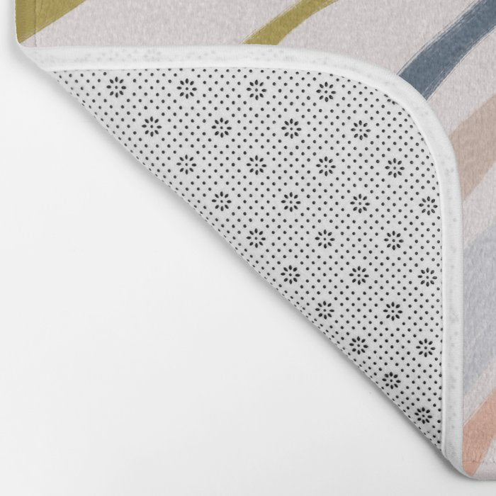 Abstract painting in pastel hues Bath Mat Gallery Image 2