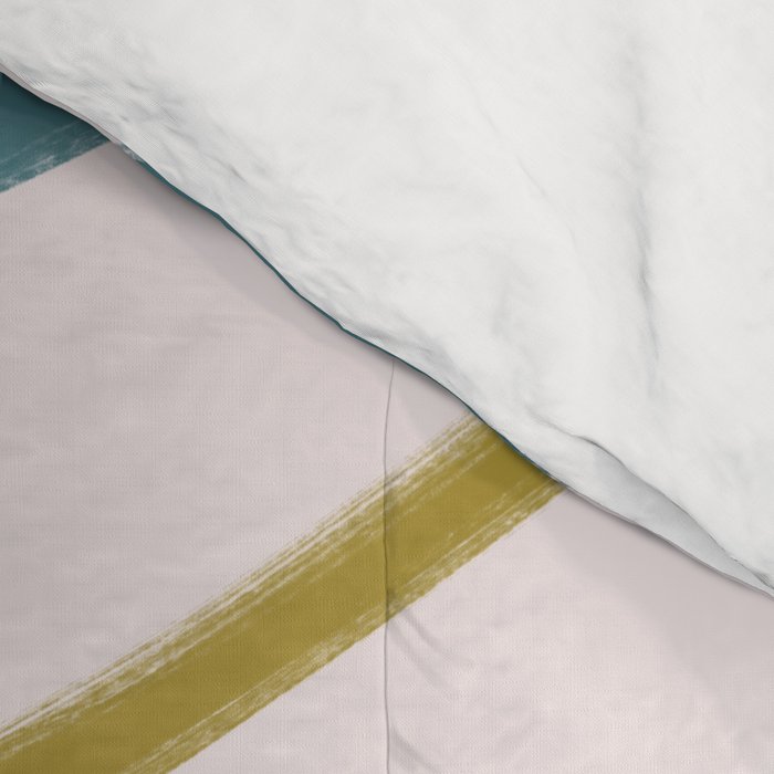 Abstract painting in pastel hues Comforter Gallery Image 4