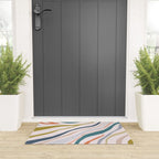 Abstract painting in pastel hues Welcome Mat Gallery Image 3