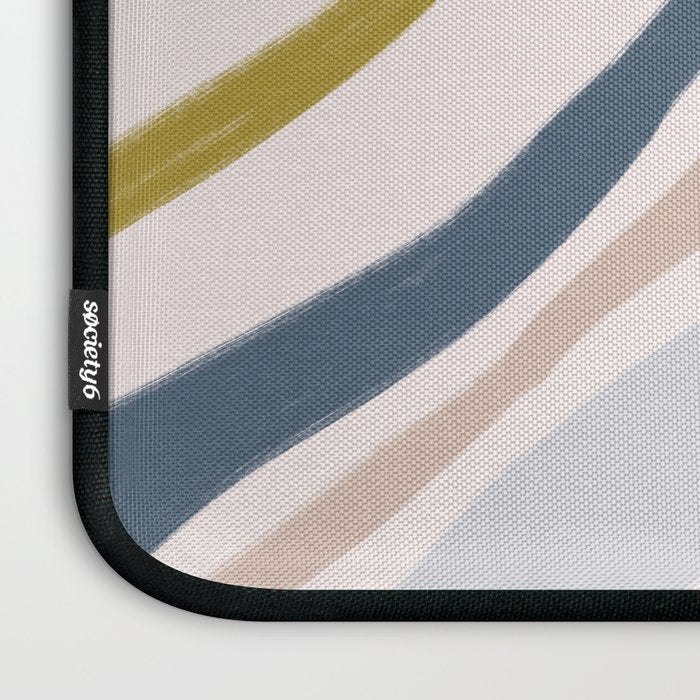 Abstract painting in pastel hues Laptop Sleeve Gallery Image 3