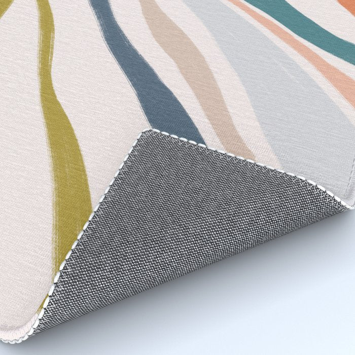 Abstract painting in pastel hues Rug Gallery Image 4