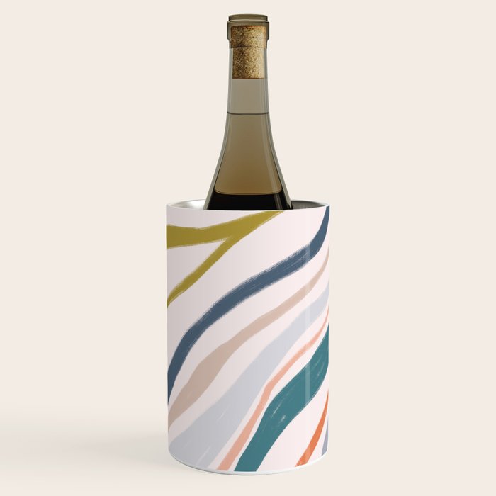 Abstract painting in pastel hues Wine Chiller Gallery Image 1
