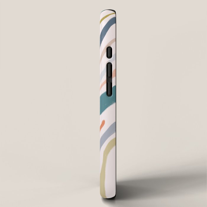 Abstract painting in pastel hues iPhone Case Gallery Image 2