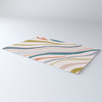 Abstract painting in pastel hues Rug Gallery Image 3