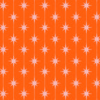Midcentury Stars and Dots Classic Pattern in Orange and Blush Pink Coffee Mug Gallery Image 2