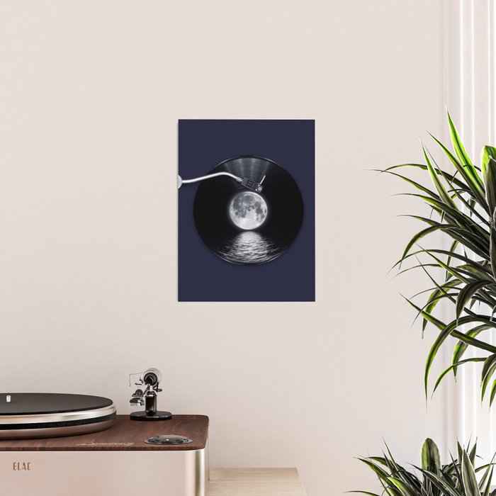 Vinyl moon Poster Gallery Image 2