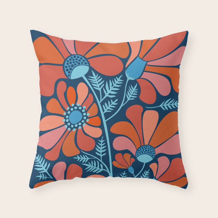 Flower Power IV Throw Pillow Gallery Image 6