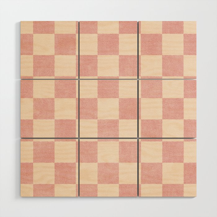 CHECKER - 001 - Macaron Wood Wall Art Gallery Image 1