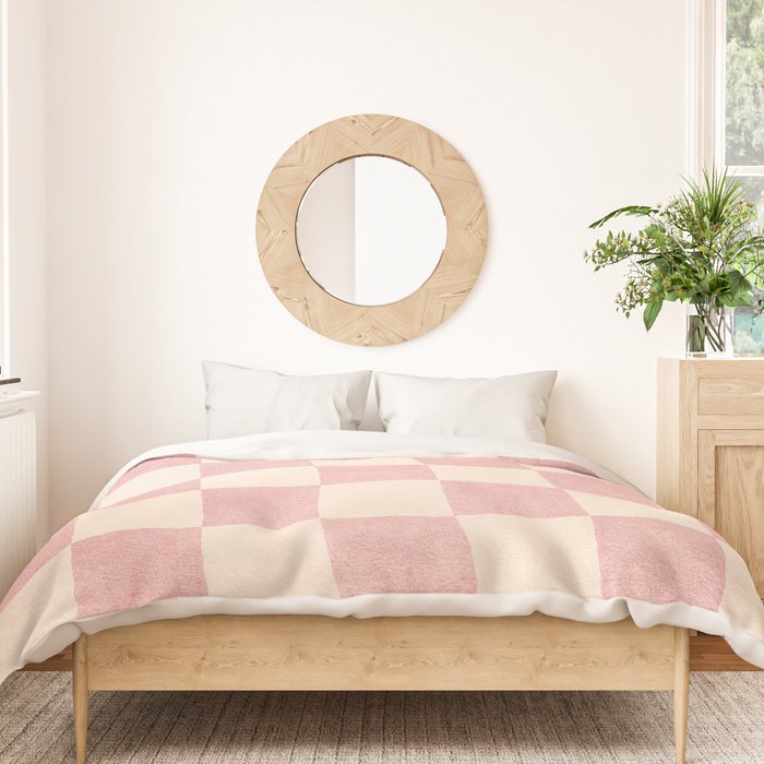 CHECKER - 001 - Macaron Duvet Cover Gallery Image 3