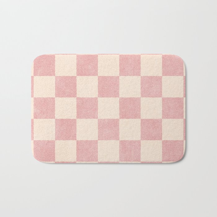 CHECKER - 001 - Macaron Bath Mat Gallery Image 1