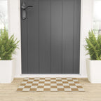 Wheatberry x Cream Puff Mixed Checker Welcome Mat Gallery Image 3