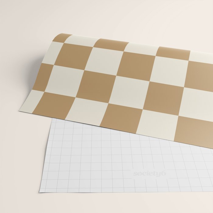 Wheatberry x Cream Puff Mixed Checker Wrapping Paper Gallery Image 2