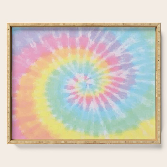 Pastel Tie Dye Serving Tray Gallery Image 1