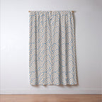 SWIRL - Stone and Almond Window Curtain Gallery Image 3