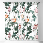 Floral and Winged Darter Window Curtain Gallery Image 5