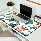 Floral and Winged Darter Desk Mat Gallery Image 2