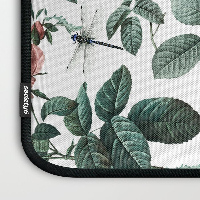 Floral and Winged Darter Laptop Sleeve Gallery Image 3