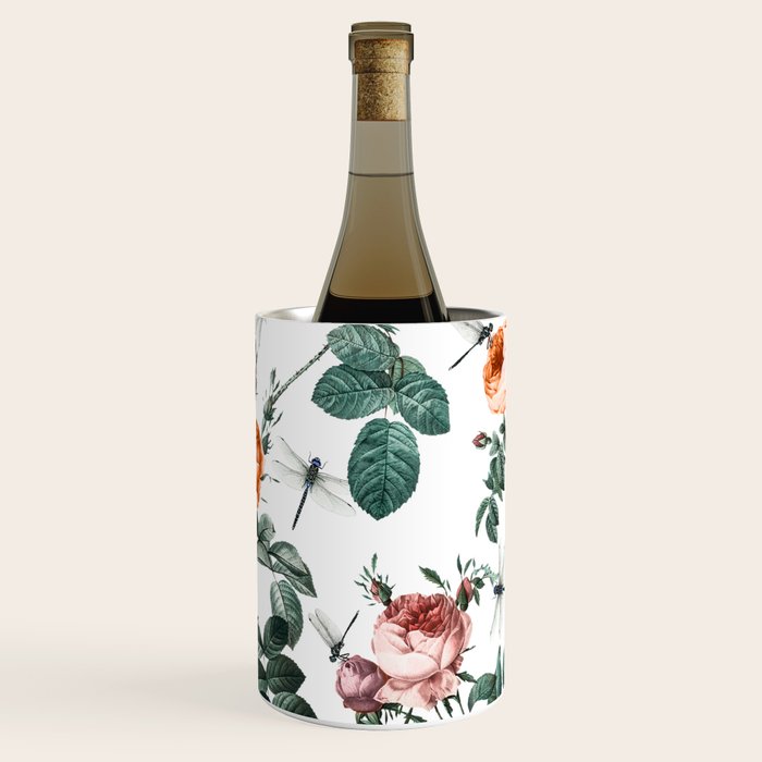 Floral and Winged Darter Wine Chiller Gallery Image 3