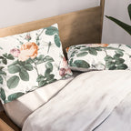 Floral and Winged Darter Pillow Sham Gallery Image 2
