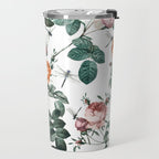 Floral and Winged Darter Travel Mug Gallery Image 2