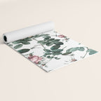Floral and Winged Darter Yoga Mat Gallery Image 2
