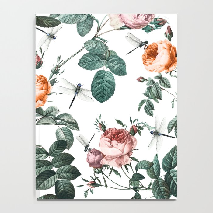 Floral and Winged Darter Notebook Gallery Image 4