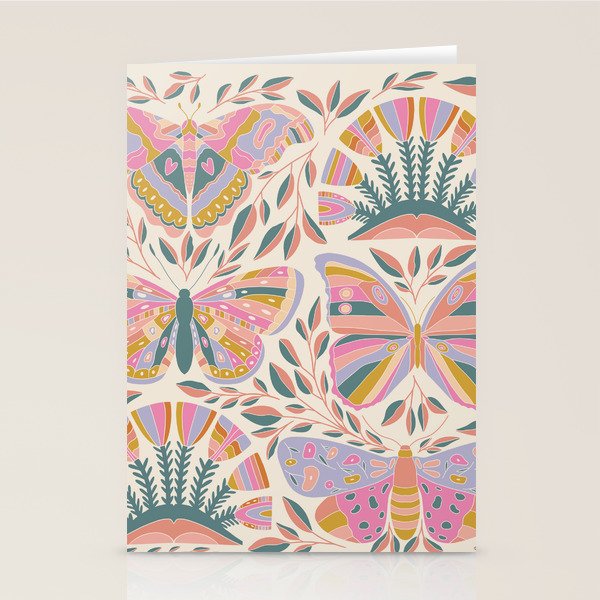 Colorful Butterflies - Art Print Stationery Card Gallery Image 2