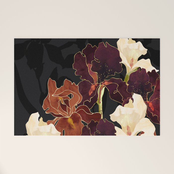 Autumn Iris Welcome Mat Gallery Image 1