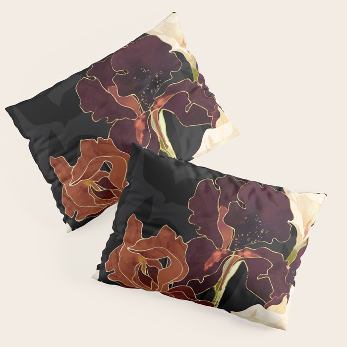 Autumn Iris Pillow Sham Gallery Image 1