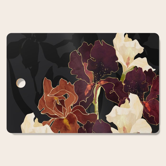 Autumn Iris Cutting Board Gallery Image 1