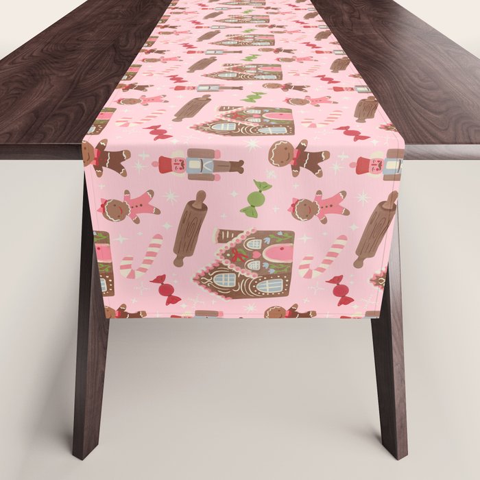 Retro Christmas Baking Wonderland Table Runner Gallery Image 1