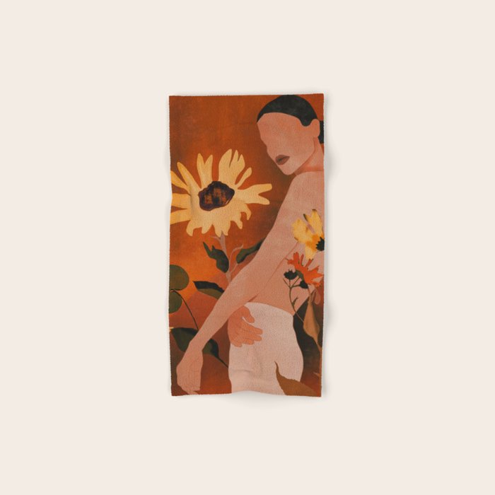 Sunflowers Bath Towel Gallery Image 1
