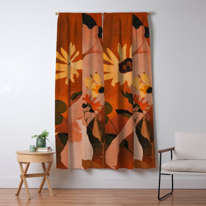 Sunflowers Window Curtain Gallery Image 1