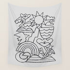 Stack No. 2 Wall Tapestry Gallery Image 4