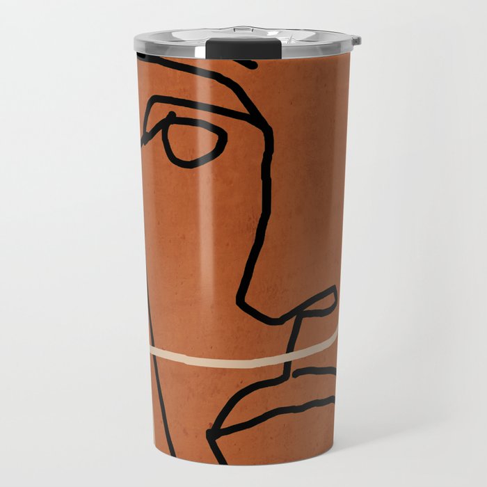 Abstract Face 6/3 Travel Mug Gallery Image 1