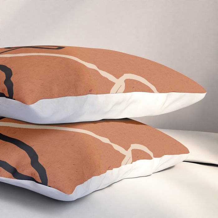 Abstract Face 6/3 Pillow Sham Gallery Image 3