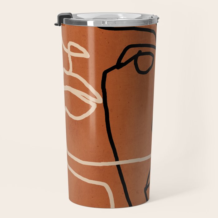 Abstract Face 6/3 Travel Mug Gallery Image 3