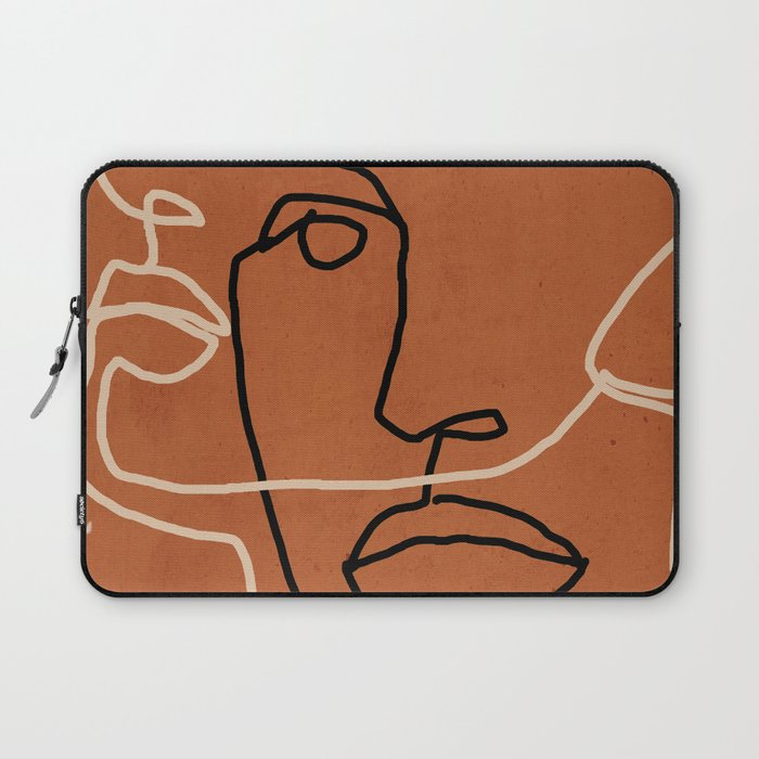 Abstract Face 6/3 Laptop Sleeve Gallery Image 1