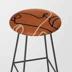 Abstract Face 6/3 Stool Gallery Image 2