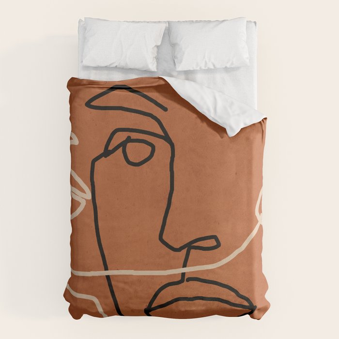 Abstract Face 6/3 Duvet Cover Gallery Image 1