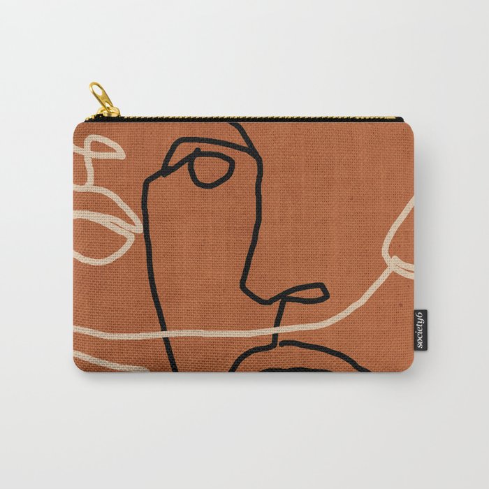Abstract Face 6/3 Carry All Pouch Gallery Image 1