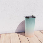 Color gradient background - fading sunset sky colors Travel Mug Gallery Image 4
