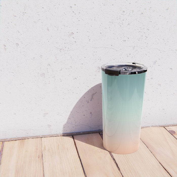 Color gradient background - fading sunset sky colors Travel Mug Gallery Image 4