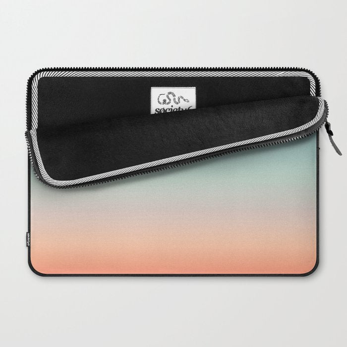 Color gradient background - fading sunset sky colors Laptop Sleeve Gallery Image 2